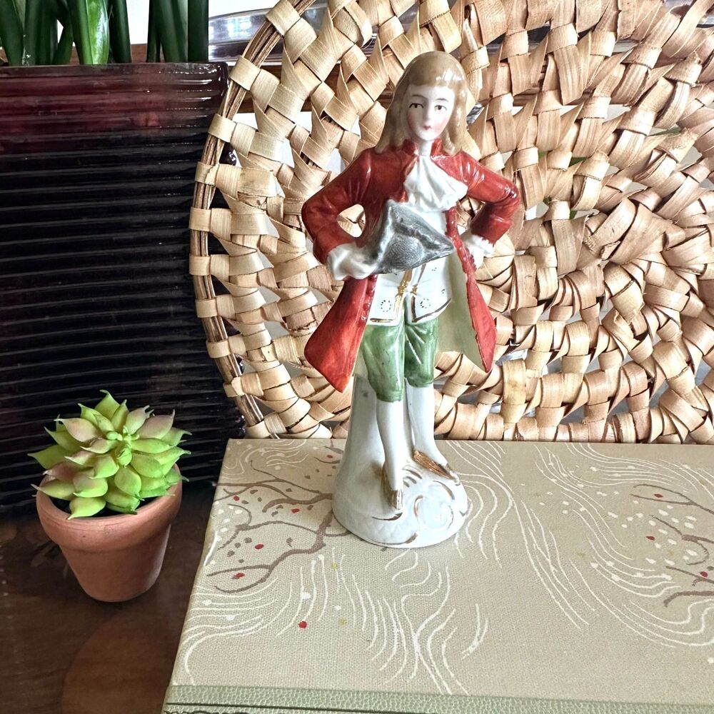 Antique Gebruder Heubach Germany Colonial Porcelain Figurine, Circa 1891-1900